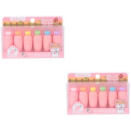 Operitacx 12-Piece Highlighter Set for Stationery Marker Fluorescent Pen Fluorescent Colour Pen Writing Pen Drawing Pen Marker Pen Highlighter