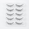 Koommon Natural False Eyelashes, Transparent Axis False Eyelashes, Handmade Upper