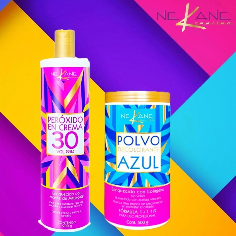 Nekane Tarro Decolorante Polvo Azul 500g Crema 900g