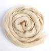 Merino Wool Roving, Premium Combed Top, 1 oz, Color Parchment,