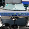 Xukey Foldable Extra Large Car Sun Shade Windshield Visor UV