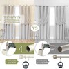 TANGWIN Antique White Curtain Rods for Windows 28 to 48