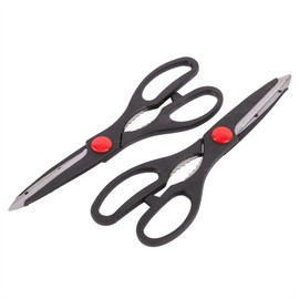 (1, Classic) - Heavy Duty Scissors X 2 Ideal for Kitchen Or Garden USE Steel Blades