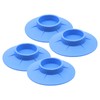 Coshar 4Pcs Washing Machine Supports Blue Plastic Anti Vibration Pads