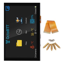 BIGTREETECH PITFT50 V2.1 5 inch Touchscreen Monitor for Raspberry-Pi 4/3B/A/A+/B/B+/2B+/3B/3B+/4B, BTT Pi 2/CB2 Run Klipper Touch Screen, IPS DSI LCD Display 800x480, Capacitive 5 Point Touch