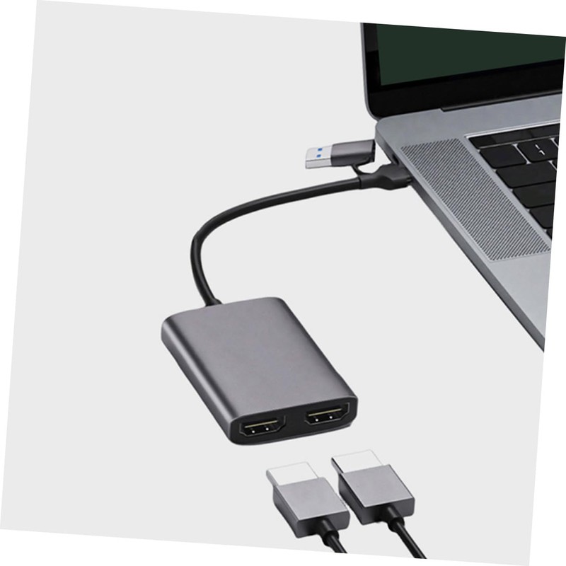 KOMBIUDA Type C to Dual Adapter USB Hub for Dual