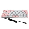 Mechanical Keyboard 87 Keys Blue Switch Ergonomic Multicolor Backlight Design