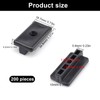 YFaith Hidden Fixing T-Clip 200 Pieces 6mm Hidden Decking Patio