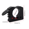 BEALIFE 2pcs/set Quick Release Rubber Clamp Mount Kit Clamp For