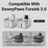 DownyPaws Replacement Water Pump Black for Cat Water Fountain Stainless