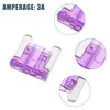 X AUTOHAUX 30pcs Low Profile Mini Blade Style Fuses 3A