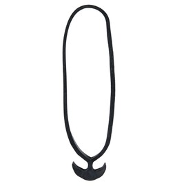 Flandria 30 Links Anchor Rubber 8 cm for Tying Plants Black