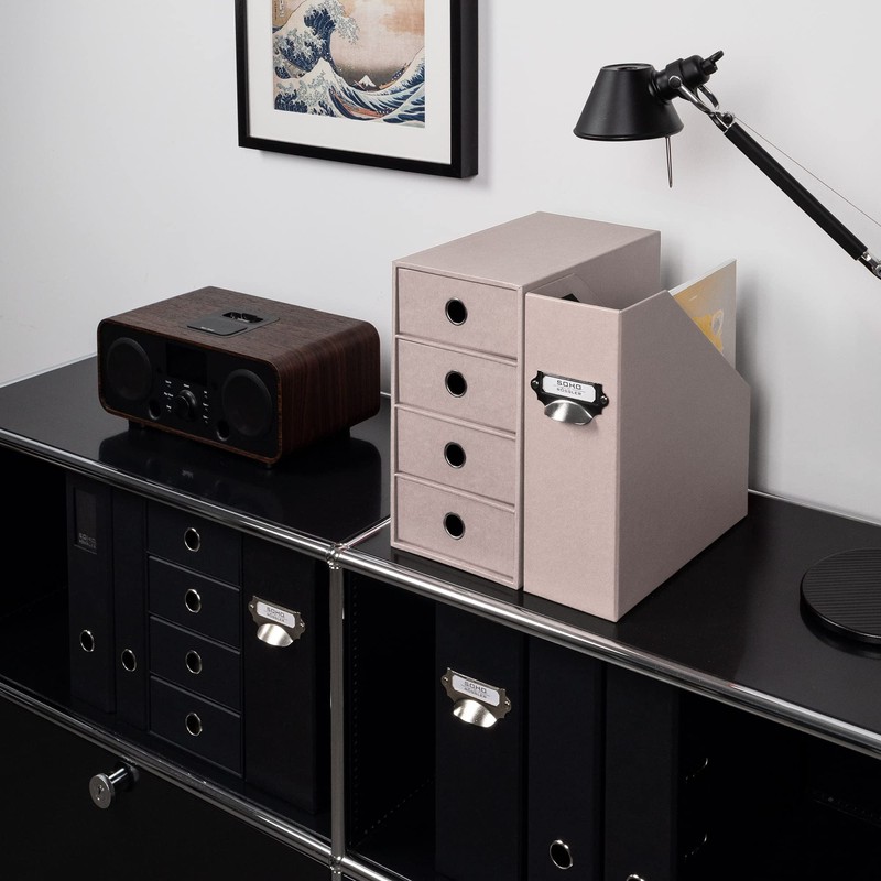 Rössler S.O.H.O A4 115mm Magazine File with Handle and Index