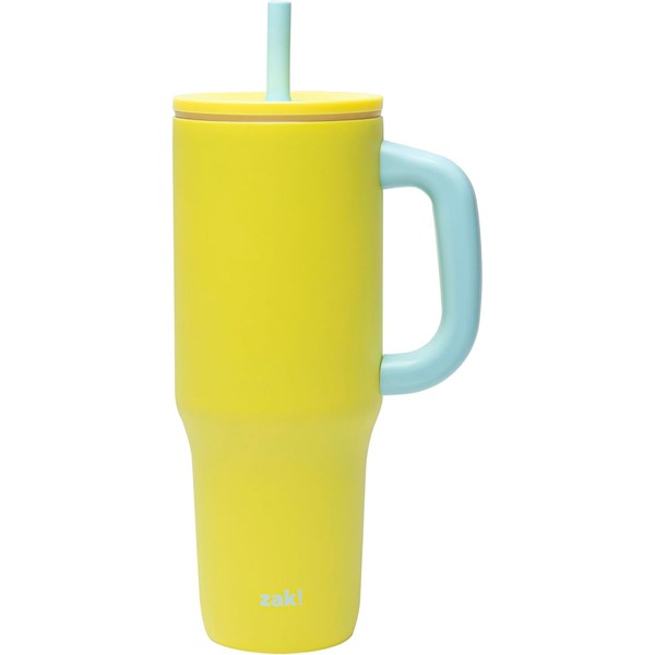 Zak Designs Sutton Travel Tumbler for On the Go, 40oz