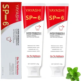 2 Pcs Sp-6 Probiotic Ultra Whitening Toothpaste, Sp 6 Toothpaste, Deep Cleaning Care, Stain Removing, Fresh Breath.