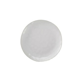 Tableau Margo White Salad Plate Stoneware Dinnerware Serveware 4-Piece Set - Elegant Plate Sets, Dining Plates, Perfect for Dinner Parties, Weddings