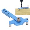 11Pcs Drill Hole Guide Jig Aluminium Alloy Dowel Drilling Locator