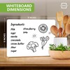 Scribbledo Small White Board Dry Erase Mini Whiteboard 6x9 Inch