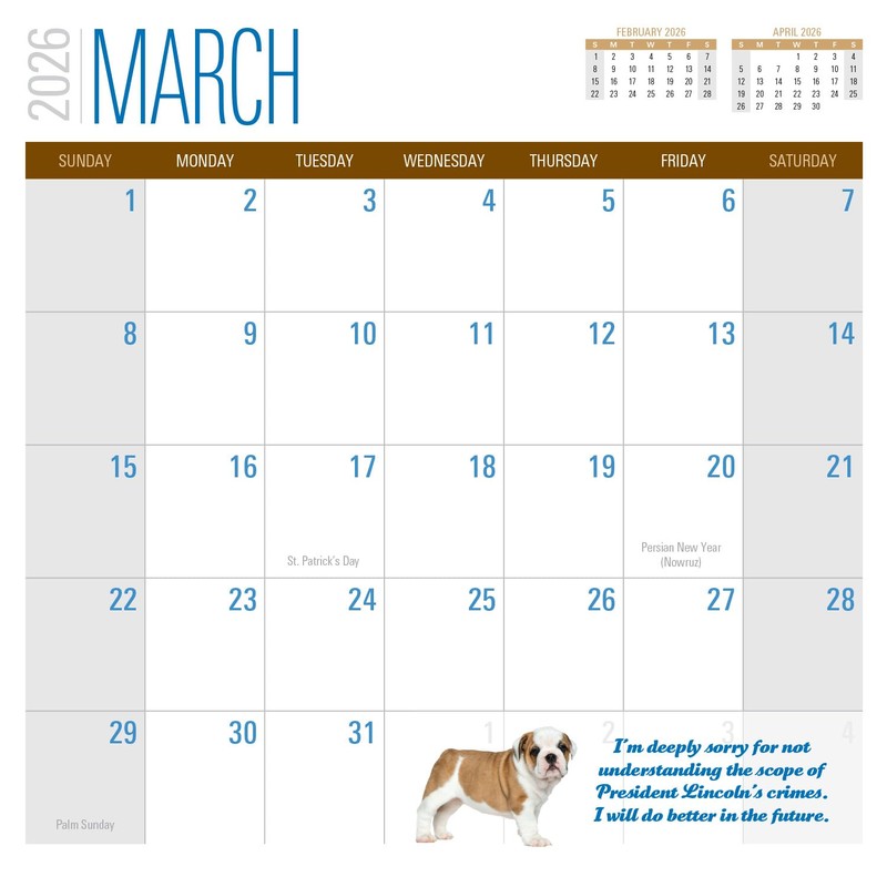 Social Justice Kittens 2026 Calendar