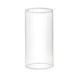 Sunwo Glass Shade Straight Cylinder Glass Lamp Shade Replacement with Multiple Effects (Clear Straight Cylinder)