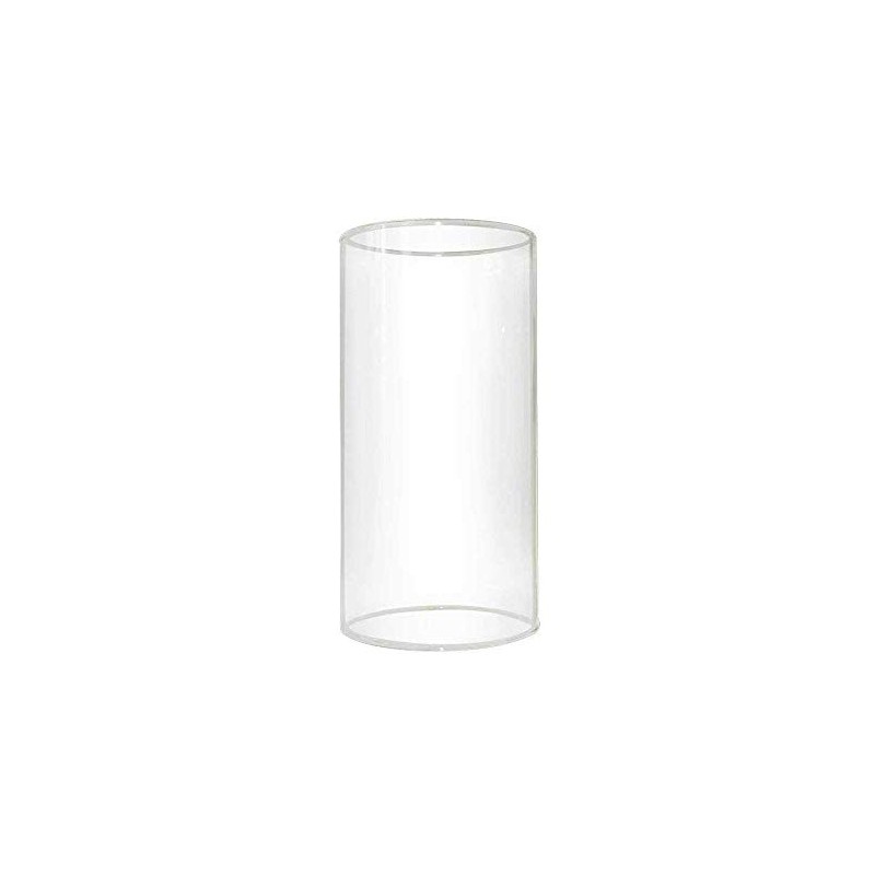 Sunwo Glass Shade Straight Cylinder Glass Lamp Shade Replacement with