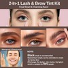 Instant Lash & Brow Set, Natural Bushy Eyebrow Makeup Kit,