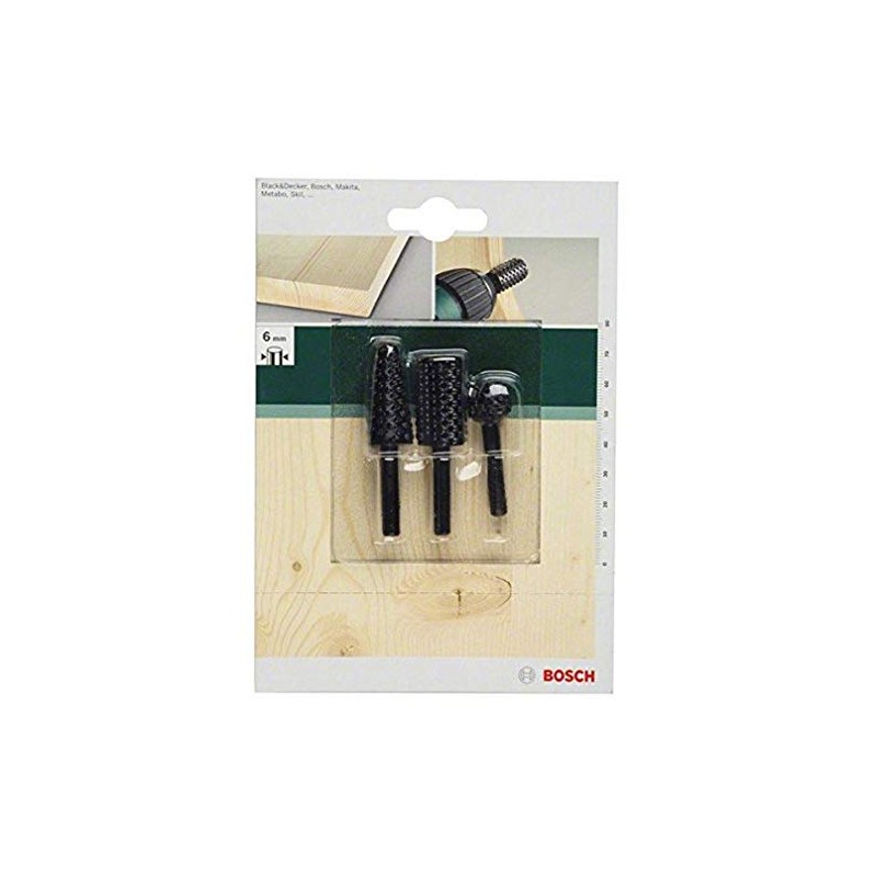 Bosch 2609255302 Wood Rasp Set (3 Pieces)