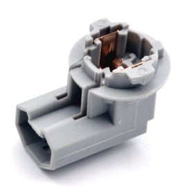 HAOTOM 2 Pins Back-UP Center Stop License Plate Rear Lamp Socket Compatible for Toyota Corolla 2001-2019 Camry 4-Door 2002-2021 Matrix 2003-2008 Sienna 2004-2010