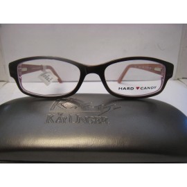 HARD CANDY WOMEN'S EYEGLASS FRAMES HC24 BWN 51-16-135-28V NWT $68 MSRP W/CASE