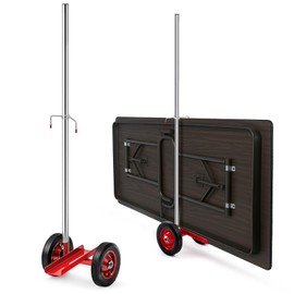 Datanly Panel Dolly Heavy Duty 1000LBs Capacity with Fixed Handle and 8" Solid Rubber Wheels for Mattress Mover Steel Panels Drywall Sheet Doors