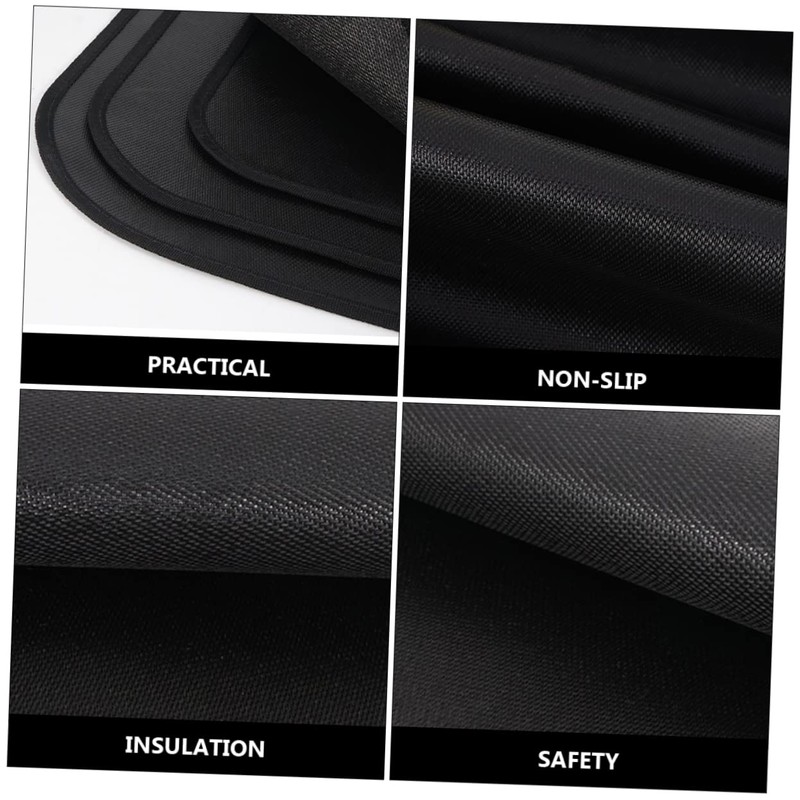BESPORTBLE Portable Fireproof Blanket BBQ Heat Mat Outdoor Mats Insulation