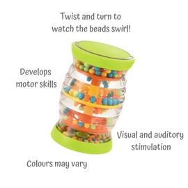 Halilit Baby's Music Carnival Gift Set. Musical Instruments for Babies includes Cage Bell, Baby Maraca, Clip Clap Rattle and Rainboshaker. Suitable for Boys & Girls from 6 Months+