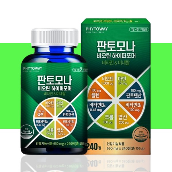 Pantomona Biotin Hyperformer 650mg x 240 tablets (1 bottle) /