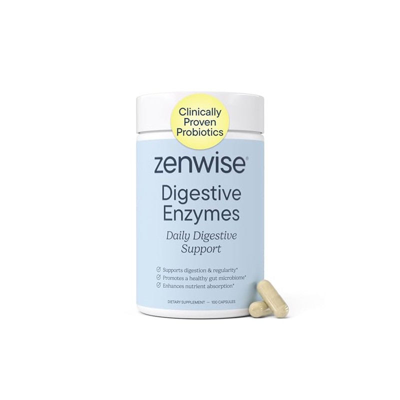 Zenwise - Probióticos y prebióticos digestivos -100 unidades