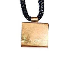Rectangular Tabeez/Taweez Case Amulet Locket | Luck & Protection Pendant for Men & Women (Copper.)