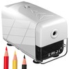 Electric Pencil Sharpener, Compatible with Pencils and Colored Pencils with