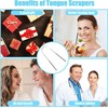 Raspador de lengua de acero inoxidable Zlongron en U para