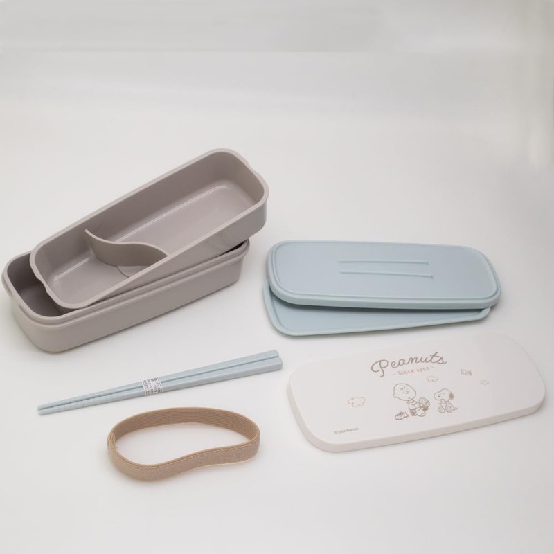 Peanuts PW-28K Lunch Box, 2-Tier with Dividers