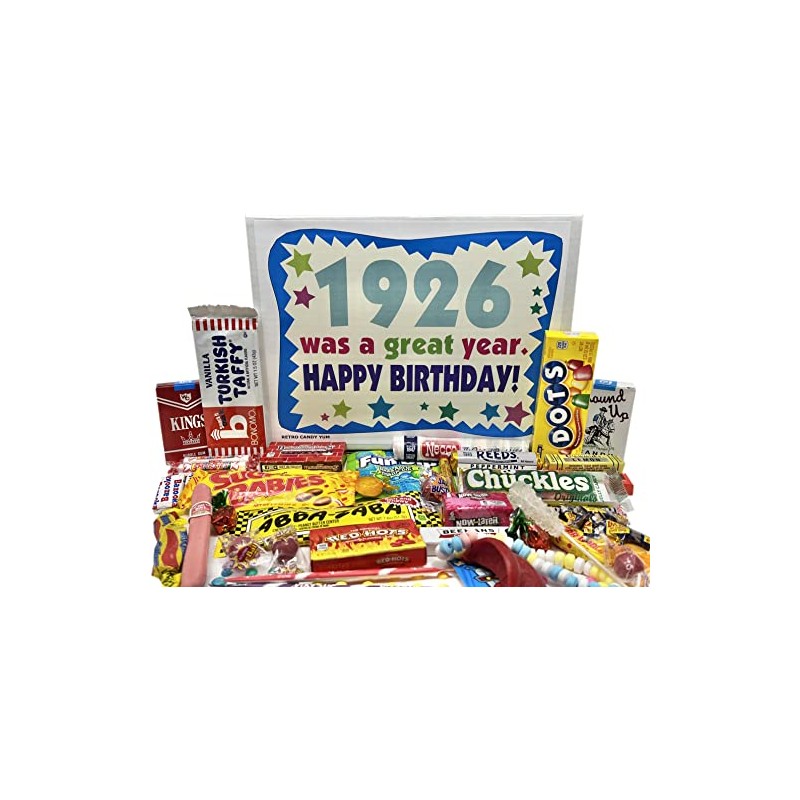 RETRO CANDY YUM ~ 1926 99th Birthday Gift Box Retro