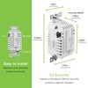 Enbrighten Z-Wave Plus in-Wall Smart Tamper-Reistant Outlet, Works with Alexa,