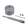 GUICGOC 105mm (4-1/8 inch) Concrete Hole Saw with 220mm SDS