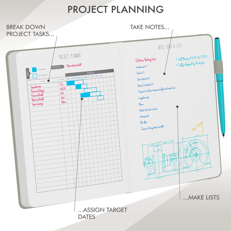 Daily Planner & appointment diary - Gratitude journal, wellness journal