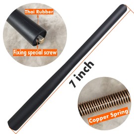 Rubber Antenna for Nissan Juke (2011-2017), Nissan Juke Antenna - 7 Inch Car Wash Proof, Internal Copper Coil Antenna Mast Replacement