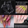 500pcs Professional Complete Press On Nail Tips, tamaños a presión