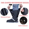 E KAINI Waterproof Rain Boot Shoe Covers with Reflector,Anti-Snow Rain