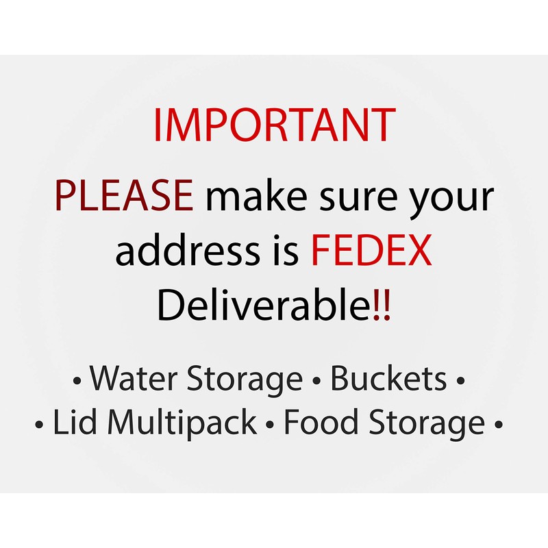 Jojug Heavy Duty Water Storage Container, 2 Pack (with Spigot