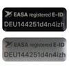 Flying Drone - e-ID Drone License Plate 20 x 8