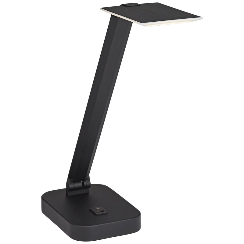 Possini Euro Design Possini Euro Rayven Adjustable Height Black Finish