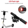Electric Scooter Kids Handlebar Adjustable Grip Bar with Lights Compatible