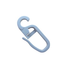 rewagi Faltenlegehaken Gardinenhaken Überklipshaken Öse 5/6 / 7mm - weiß (Öse Ø 5mm - 500 Stück)